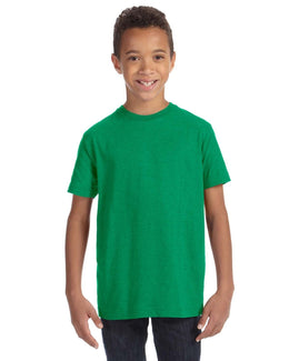 LAT Youth Fine Jersey T-Shirt 6101 | Vintage Green - Front