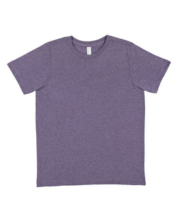 LAT Youth Fine Jersey T-Shirt 6101 | Wisteria Blckout - Front