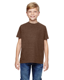 LAT Youth Fine Jersey T-Shirt 6101 | Vint Chocolate - Front