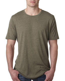 Next Level Mens Poly/Cotton Short Sleeve Crew T-Shirt 6200 | Sage - Front