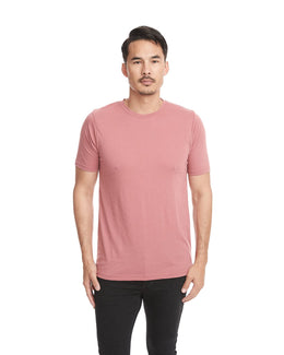Next Level Mens Poly/Cotton Short Sleeve Crew T-Shirt 6200 | Smoked Paprika - Front