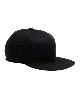 Yupoong Flexfit Premium Fitted Cap 6210 | Black - Front