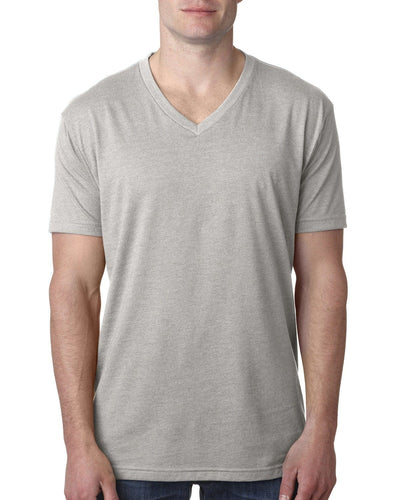Next Level Mens Premium CVC V-Neck Tee 6240 | Silk - Front