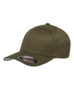 Yupoong Flexfit Wooly 6-Panel Cap 6277 | Olive - Front