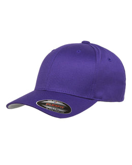 Yupoong Flexfit Wooly 6-Panel Cap 6277 | Purple - Front