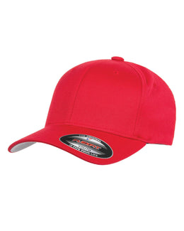 Yupoong Youth Flexfit Wooly 6-Panel Cap 6277Y | Red - Front