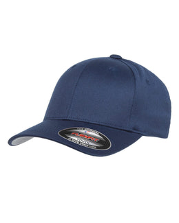 Yupoong Youth Flexfit Wooly 6-Panel Cap 6277Y | Navy - Front