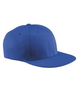 Yupoong Wooly Twill Pro Baseball On-Field Cap with Flat Bill 6297F | Royal - Front