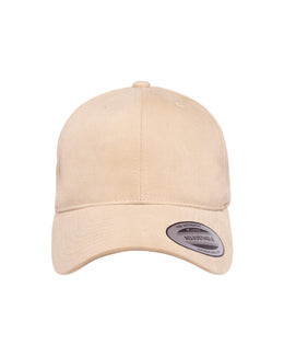Yupoong Brushed Cotton Twill Mid-Profile Cap 6363V | Putty - Front