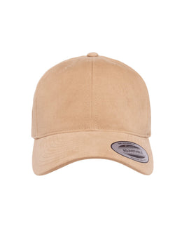 Yupoong Brushed Cotton Twill Mid-Profile Cap 6363V | Khaki - Front