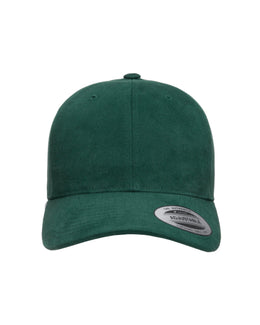 Yupoong Brushed Cotton Twill Mid-Profile Cap 6363V | Spruce - Front