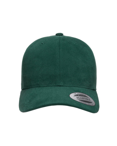 Yupoong Brushed Cotton Twill Mid-Profile Cap 6363V | Spruce - Front