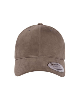 Yupoong Brushed Cotton Twill Mid-Profile Cap 6363V | Dark Grey - Front