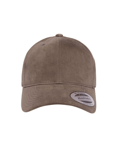 Yupoong Brushed Cotton Twill Mid-Profile Cap 6363V | Dark Grey - Front