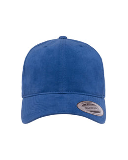 Yupoong Brushed Cotton Twill Mid-Profile Cap 6363V | Royal - Front