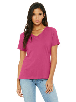 Bella+Canvas Ladies Relaxed V-Neck T-Shirt
