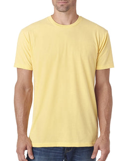 Next Level Mens Sueded T-Shirt 6410 | Banana Cream - Front