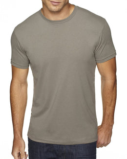 Next Level Mens Sueded T-Shirt 6410 | Warm Gray - Front
