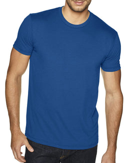 Next Level Mens Sueded T-Shirt 6410 | Cool Blue - Front