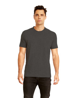 Next Level Mens Sueded T-Shirt 6410 | Heather Charcoal - Front