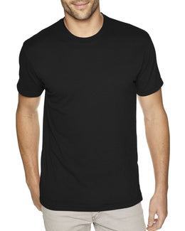Next Level Mens Sueded T-Shirt 6410 | Black - Front