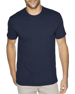 Next Level Mens Sueded T-Shirt 6410 | Midnight Navy - Front
