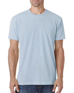 Next Level Mens Sueded T-Shirt 6410 | Light Blue - Front