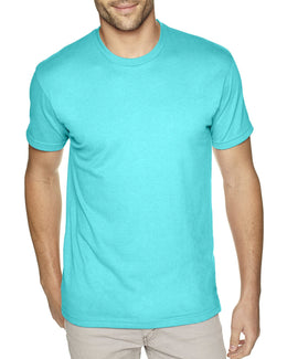 Next Level Mens Sueded T-Shirt 6410 | Tahiti Blue - Front