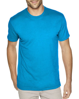 Next Level Mens Sueded T-Shirt 6410 | Turquoise - Front