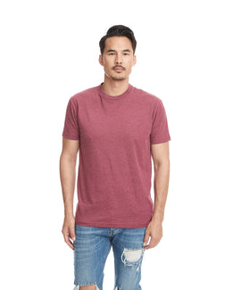 Next Level Mens Sueded T-Shirt 6410 | Heather Maroon - Front