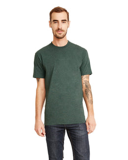 Next Level Mens Sueded T-Shirt 6410 | Hth Forest Green - Front