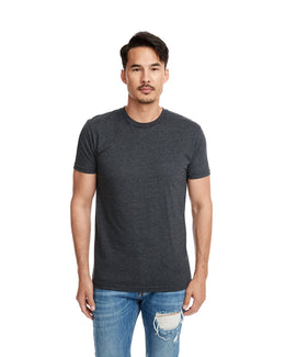 Next Level Mens Sueded T-Shirt 6410 | Heather Metal - Front