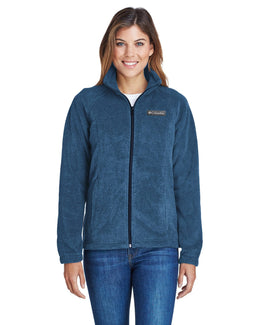 Columbia Ladies Benton Springs Full-Zip Fleece 6439 | Columbia Navy - Front