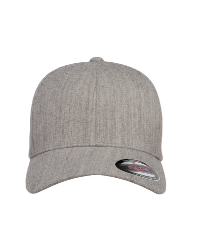 Flexfit Adult Wool Blend Cap 6477 | Heather Grey - Front