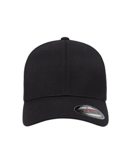 Flexfit Adult Wool Blend Cap 6477 | Black - Front