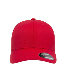 Flexfit Adult Wool Blend Cap 6477 | Red - Front