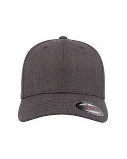 Flexfit Adult Wool Blend Cap 6477 | Dark Heather - Front