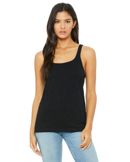 Bella+Canvas Ladies Relaxed Jersey Tank 6488 | Black - Front