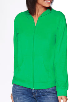 Next Level Unisex Sueded Full-Zip Hoodie 6491 | Envy - Front