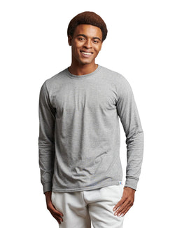 Russell Athletic Unisex Essential Performance Long-Sleeve T-Shirt 64LTTM | Oxford - Front