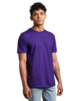 Russell Athletic Unisex Essential Performance T-Shirt 64STTM | Purple - Front