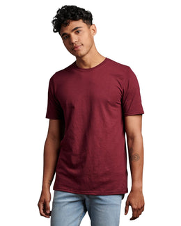 Russell Athletic Unisex Essential Performance T-Shirt 64STTM | Maroon - Front