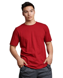 Russell Athletic Unisex Essential Performance T-Shirt 64STTM | Cardinal - Front