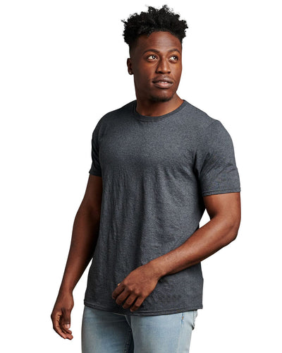 Russell Athletic Unisex Essential Performance T-Shirt 64STTM | Black Heather - Front