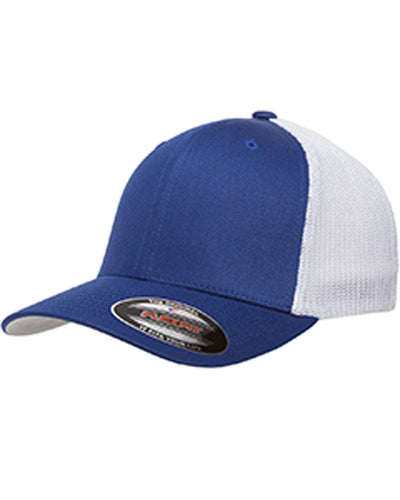 Yupoong Flexfit 6-Panel Trucker Cap 6511 | Royal/ White - Front