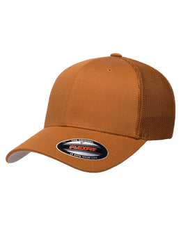 Yupoong Flexfit 6-Panel Trucker Cap 6511 | Caramel - Front