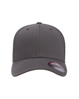 Yupoong Flexfit 6-Panel Trucker Cap 6511 | Charcoal - Front