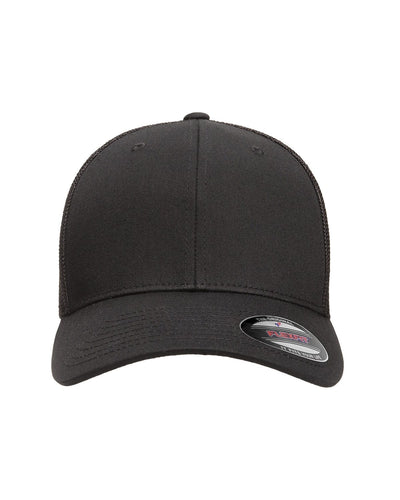 Yupoong Flexfit 6-Panel Trucker Cap 6511 | Black - Front