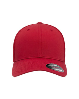 Yupoong Flexfit 6-Panel Trucker Cap 6511 | Red - Front