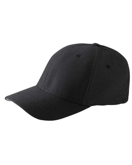 Yupoong Cool & Dry Tricot Cap 6572 | Black - Front